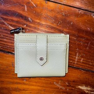 Anne Klein sage green wallet